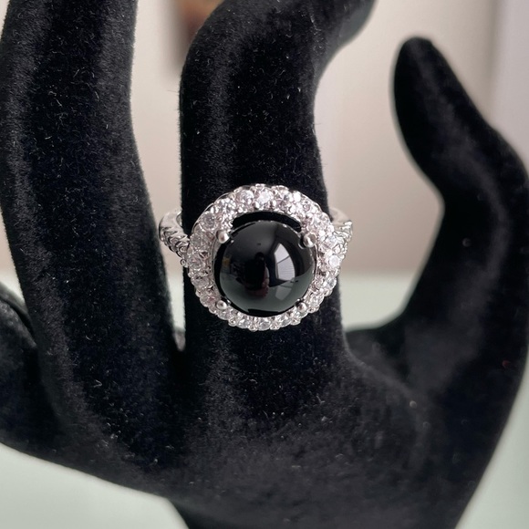 83. Black Onyx Ring - Picture 1 of 1